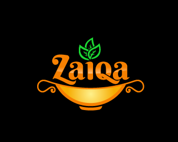 Logo design for a restaurant company by LogoArena professional logo designers. Submitted for Zaiqa logo contest by Azep-Bima, entry number 106