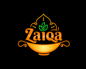 Logo design for a restaurant company by LogoArena professional logo designers. Submitted for Zaiqa logo contest by Azep-Bima, entry number 91
