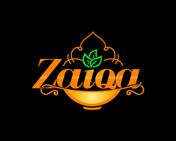 Logo design for a restaurant company by LogoArena professional logo designers. Submitted for Zaiqa logo contest by Azep-Bima, entry number 81