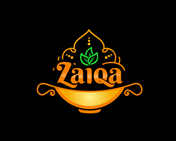 Logo design for a restaurant company by LogoArena professional logo designers. Submitted for Zaiqa logo contest by Azep-Bima, entry number 89