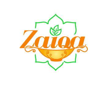 Logo design for a restaurant company by LogoArena professional logo designers. Submitted for Zaiqa logo contest by Azep-Bima, entry number 76