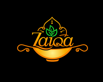 Logo design for a restaurant company by LogoArena professional logo designers. Submitted for Zaiqa logo contest by Azep-Bima, entry number 86
