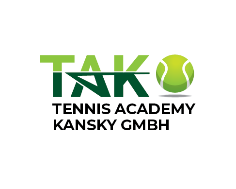 Logo design for a sports company by LogoArena professional logo designers. Submitted for Tennis Academy Kansky GmbH logo contest by Azep-Bima, entry number 92