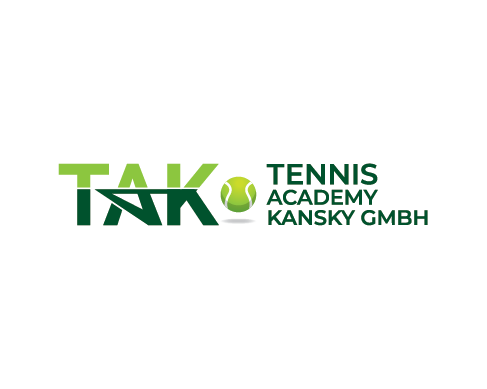 Logo design for a sports company by LogoArena professional logo designers. Submitted for Tennis Academy Kansky GmbH logo contest by Azep-Bima, entry number 95