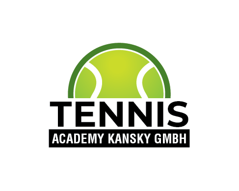 Logo design for a sports company by LogoArena professional logo designers. Submitted for Tennis Academy Kansky GmbH logo contest by Azep-Bima, entry number 55