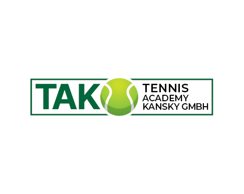 Logo design for a sports company by LogoArena professional logo designers. Submitted for Tennis Academy Kansky GmbH logo contest by Azep-Bima, entry number 57