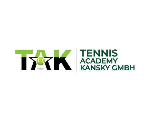 Logo design for a sports company by LogoArena professional logo designers. Submitted for Tennis Academy Kansky GmbH logo contest by Azep-Bima, entry number 99