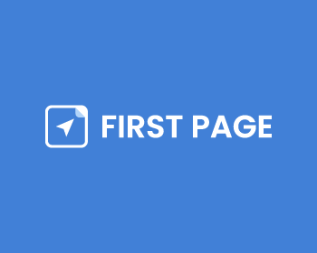First Page Pro Logo First Page - Logo Design Entry #187