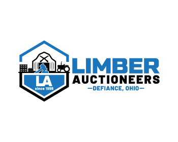 Logo design for a agriculture company by LogoArena professional logo designers. Submitted for Limber Auctioneers logo contest by paulwaterfall, entry number 46