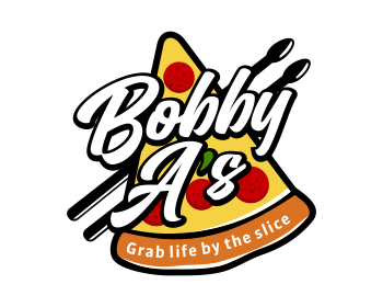 Logo design for a restaurant company by LogoArena professional logo designers. Submitted for Bobby A's  logo contest by Anton_WK, entry number 55