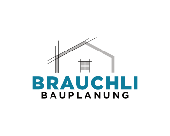 Logo design for a construction company by LogoArena professional logo designers. Submitted for Bauplanung Brauchli logo contest by rollgrafika, entry number 202