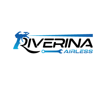 Logo design for a industrial company by LogoArena professional logo designers. Submitted for Riverina Airless  logo contest by syukurmenang, entry number 102