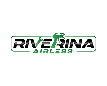 Logo design for a industrial company by LogoArena professional logo designers. Submitted for Riverina Airless  logo contest by syukurmenang, entry number 96