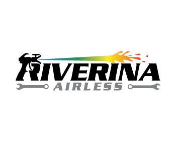 Logo design for a industrial company by LogoArena professional logo designers. Submitted for Riverina Airless  logo contest by syukurmenang, entry number 98