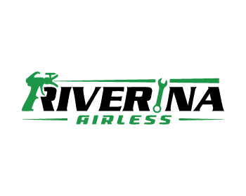 Logo design for a industrial company by LogoArena professional logo designers. Submitted for Riverina Airless  logo contest by syukurmenang, entry number 95