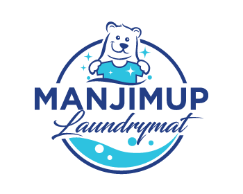 Logo design for a service industries company by LogoArena professional logo designers. Submitted for Manjimup Laundrymat logo contest by syukurmenang, entry number 80