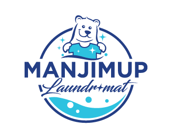Logo design for a service industries company by LogoArena professional logo designers. Submitted for Manjimup Laundrymat logo contest by syukurmenang, entry number 81