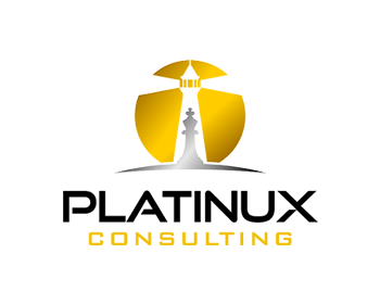 Logo design for a consulting company by LogoArena professional logo designers. Submitted for Platinux  Consulting logo contest by WastuCitra, entry number 280
