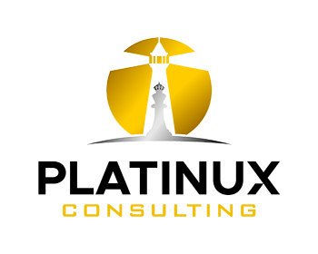 Logo design for a consulting company by LogoArena professional logo designers. Submitted for Platinux  Consulting logo contest by WastuCitra, entry number 264