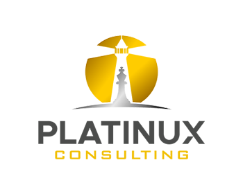Logo design for a consulting company by LogoArena professional logo designers. Submitted for Platinux  Consulting logo contest by WastuCitra, entry number 277