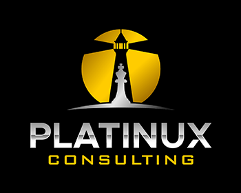 Logo design for a consulting company by LogoArena professional logo designers. Submitted for Platinux  Consulting logo contest by WastuCitra, entry number 213