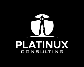 Logo design for a consulting company by LogoArena professional logo designers. Submitted for Platinux  Consulting logo contest by WastuCitra, entry number 204