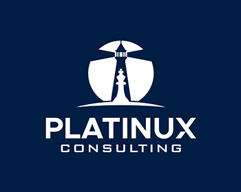 Logo design for a consulting company by LogoArena professional logo designers. Submitted for Platinux  Consulting logo contest by WastuCitra, entry number 201