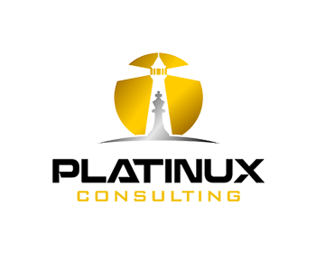 Logo design for a consulting company by LogoArena professional logo designers. Submitted for Platinux  Consulting logo contest by WastuCitra, entry number 281