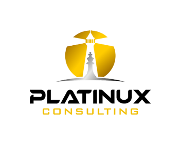 Logo design for a consulting company by LogoArena professional logo designers. Submitted for Platinux  Consulting logo contest by WastuCitra, entry number 282