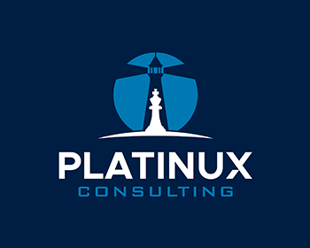 Logo design for a consulting company by LogoArena professional logo designers. Submitted for Platinux  Consulting logo contest by WastuCitra, entry number 203
