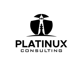 Logo design for a consulting company by LogoArena professional logo designers. Submitted for Platinux  Consulting logo contest by WastuCitra, entry number 205