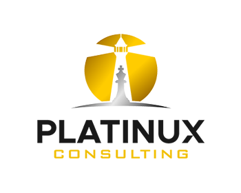 Logo design for a consulting company by LogoArena professional logo designers. Submitted for Platinux  Consulting logo contest by WastuCitra, entry number 275