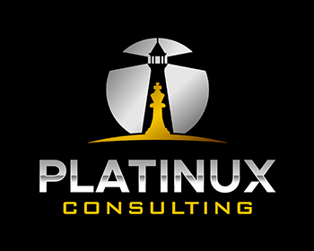 Logo design for a consulting company by LogoArena professional logo designers. Submitted for Platinux  Consulting logo contest by WastuCitra, entry number 214