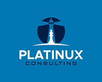 Logo design for a consulting company by LogoArena professional logo designers. Submitted for Platinux  Consulting logo contest by WastuCitra, entry number 202