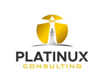 Logo design for a consulting company by LogoArena professional logo designers. Submitted for Platinux  Consulting logo contest by WastuCitra, entry number 276
