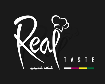 Logo design for a restaurant company by LogoArena professional logo designers. Submitted for Real Taste logo contest by creativeheroes, entry number 73