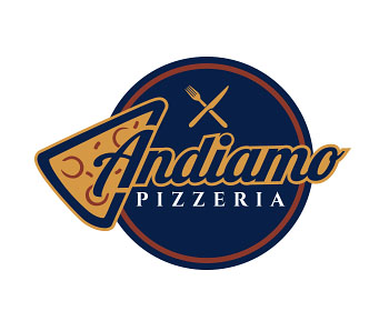 Logo design for a restaurant company by LogoArena professional logo designers. Submitted for Andiamo Pizzeria logo contest by jctoledo, entry number 141