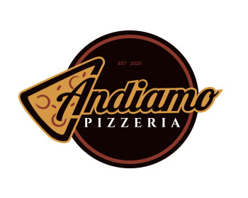 Logo design for a restaurant company by LogoArena professional logo designers. Submitted for Andiamo Pizzeria logo contest by jctoledo, entry number 129