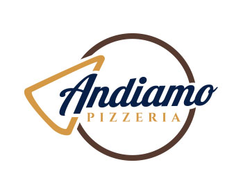 Logo design for a restaurant company by LogoArena professional logo designers. Submitted for Andiamo Pizzeria logo contest by jctoledo, entry number 182
