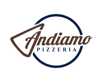 Logo design for a restaurant company by LogoArena professional logo designers. Submitted for Andiamo Pizzeria logo contest by jctoledo, entry number 177