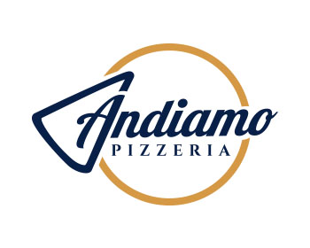 Logo design for a restaurant company by LogoArena professional logo designers. Submitted for Andiamo Pizzeria logo contest by jctoledo, entry number 184