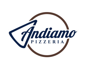 Logo design for a restaurant company by LogoArena professional logo designers. Submitted for Andiamo Pizzeria logo contest by jctoledo, entry number 183