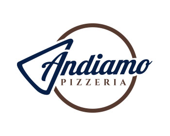 Logo design for a restaurant company by LogoArena professional logo designers. Submitted for Andiamo Pizzeria logo contest by jctoledo, entry number 176