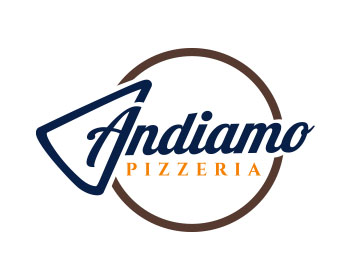 Logo design for a restaurant company by LogoArena professional logo designers. Submitted for Andiamo Pizzeria logo contest by jctoledo, entry number 173