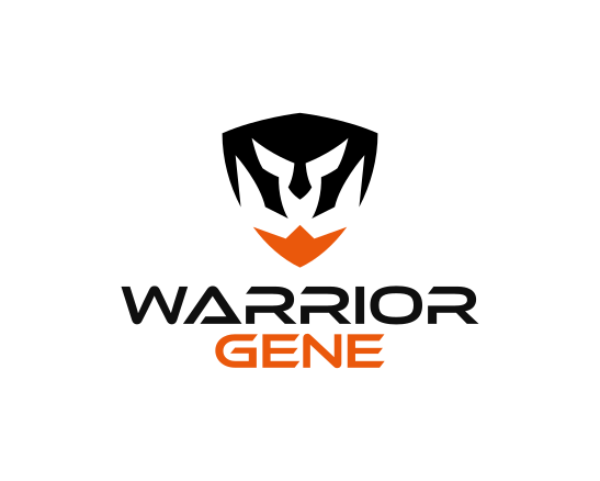 Logo design for a clothing company by LogoArena professional logo designers. Submitted for Warrior Gene logo contest by Jet, entry number 387