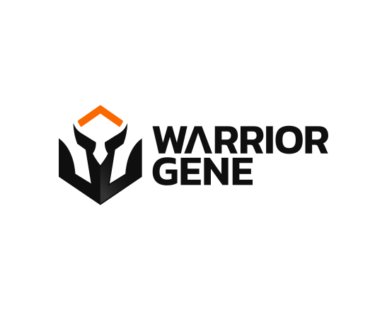 Logo design for a clothing company by LogoArena professional logo designers. Submitted for Warrior Gene logo contest by Jet, entry number 186