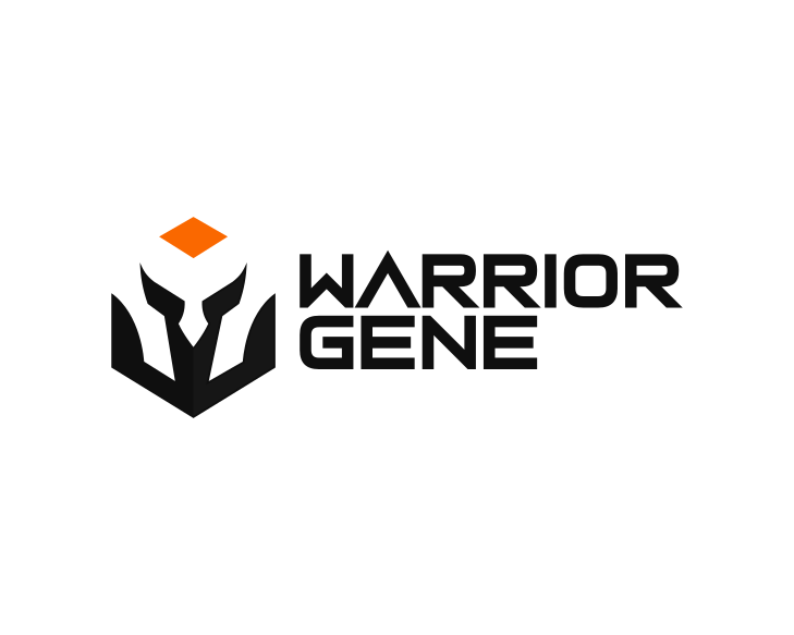 Logo design for a clothing company by LogoArena professional logo designers. Submitted for Warrior Gene logo contest by Jet, entry number 97