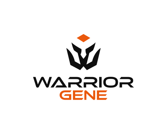 Logo design for a clothing company by LogoArena professional logo designers. Submitted for Warrior Gene logo contest by Jet, entry number 346