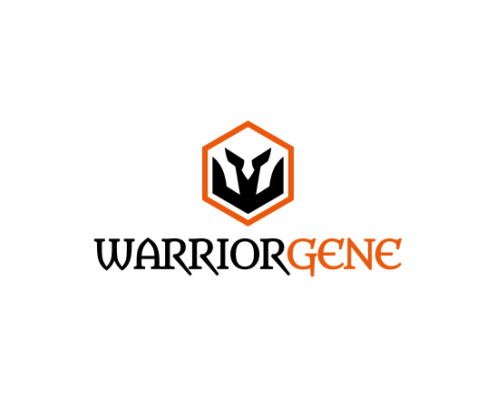 Logo design for a clothing company by LogoArena professional logo designers. Submitted for Warrior Gene logo contest by Jet, entry number 345