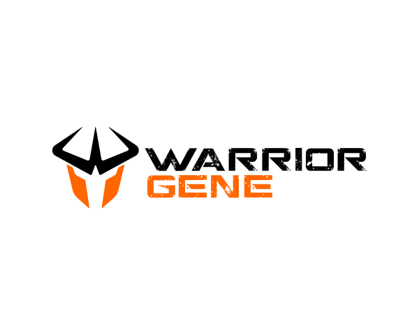 Logo design for a clothing company by LogoArena professional logo designers. Submitted for Warrior Gene logo contest by HALO, entry number 380